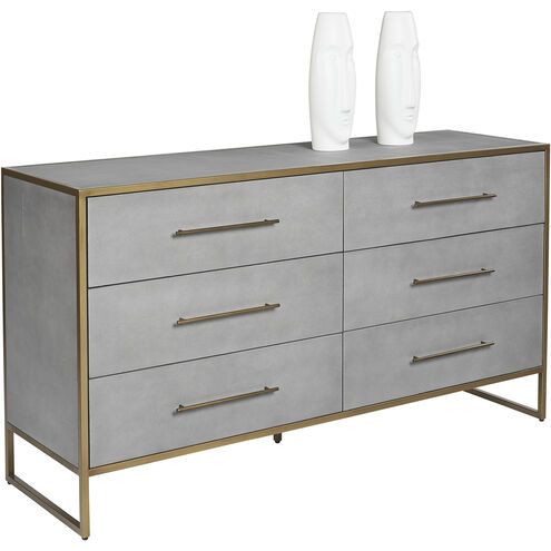 Venice Grey Shagreen Dresser